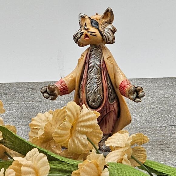 Vintage Hand-painted Fontanini Depose Italy Pirate Cat Figurine Collectible - Picture 8 of 10